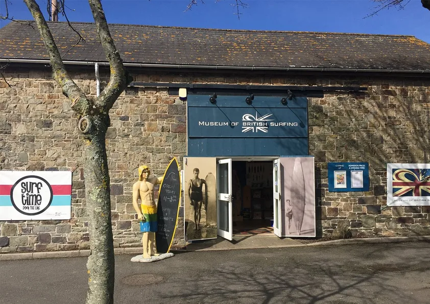 The Museum of British Surfing building in Braunton, North Devon