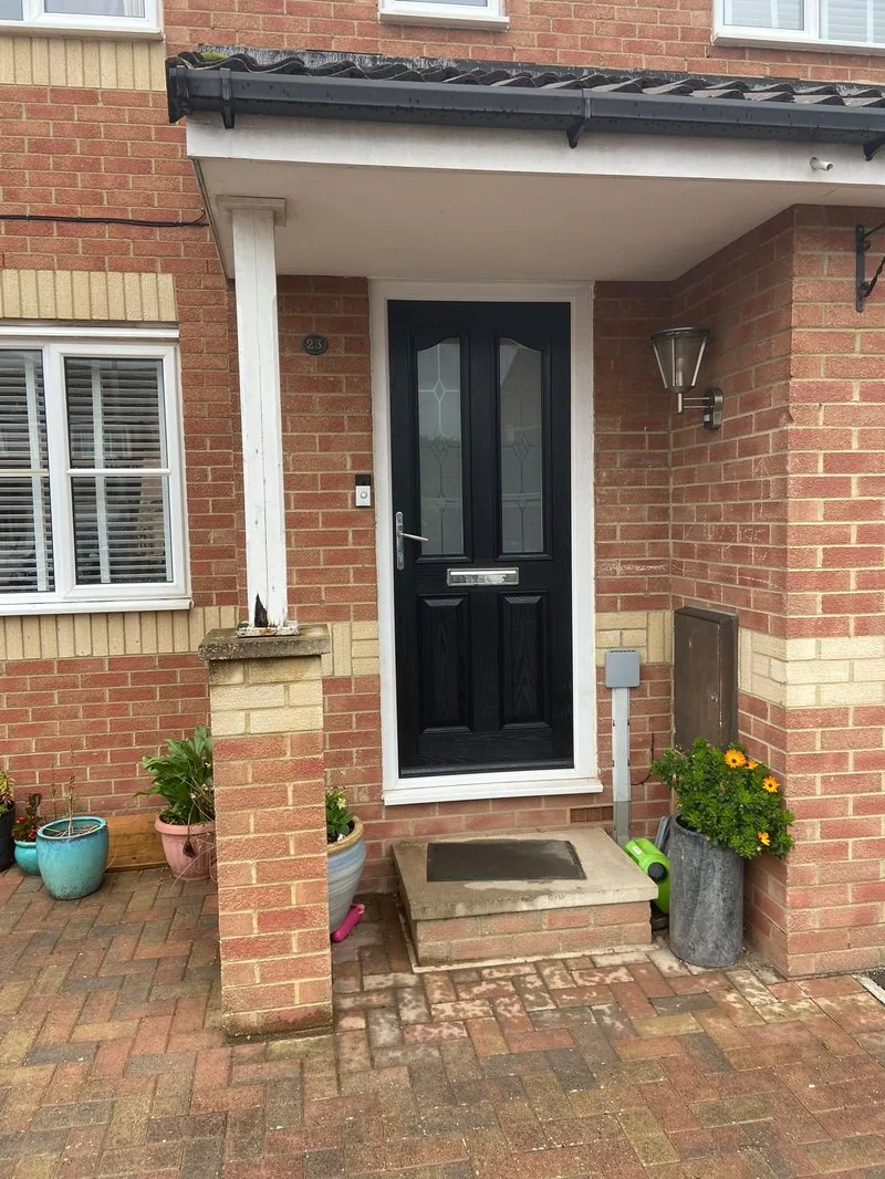 A new front porch built by S. A. Thornton Building Services